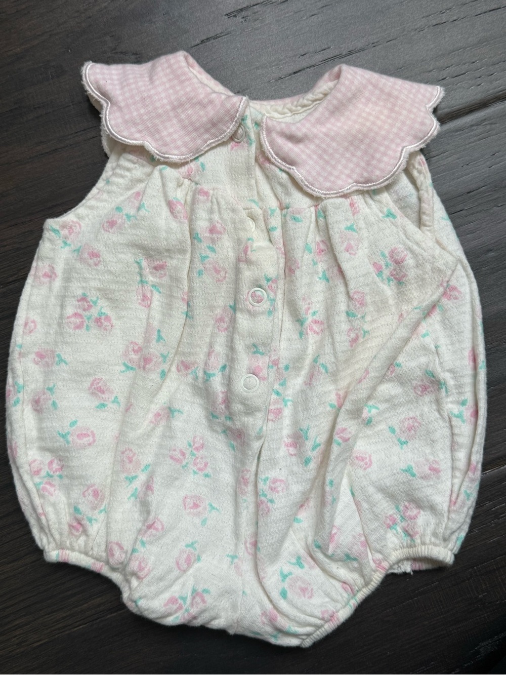 Vintage 1960s 1970s Baby Dior baby girl 0-3 months romper - Picture 6 of 9